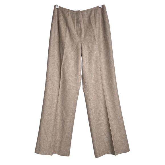 Vintage Oscar de la Renta BERGDORF GOODMAN Wide-Leg Wool Cashmere Pants SIZE 6 - Picture 1 of 10